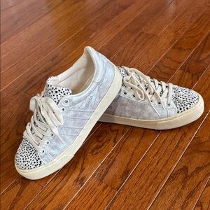 Gola Classic Orchid Viper Silver, White, Cheetah, Neutral Sneakers size 7